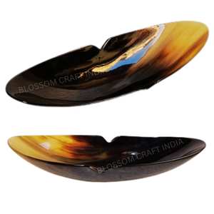 Grand Bol de Service en Corne de Buffle Naturelle – Le Plus Vendu, avec les Dernières Cuillères et Bols en Corne pour la Revente - Product Image 3