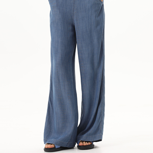 Women Wide Leg Pants <b>High</b> <b>Waist</b> Baggy Loose Fit Casual Fashion Trousers Wholesale - Product Image 5