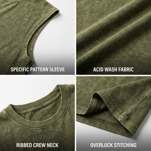Débardeur vintage de haute qualité avec effet vieilli, personnalisable avec votre marque et étiquettes - Product Image 6