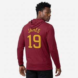 Haut de basketball marron à manches longues, respirant, à séchage rapide, sublimé, anti-humidité, pour le tir au basket, vente en gros - Product Image 2