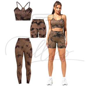 Nuevo Conjunto de Yoga de 3 Piezas para Mujer, Diseño de Última Moda, Alta Calidad, Conjunto de Yoga para Mujer al por Mayor - Product Image 4