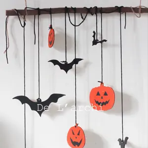 Diy Houten Halloween Teken Set-Creatieve Home Painting Decor