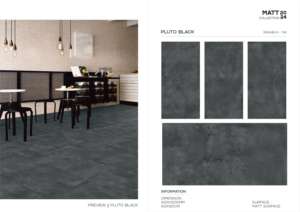 Carrelage en porcelaine mate de luxe 600x1200, grand format, surface premium, pour murs et sols, design moderne intérieur et extérieur, collection - Product Image 3