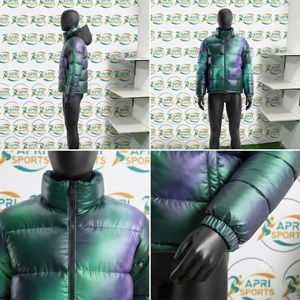 Vestes matelassées personnalisées avec impression de logo pour homme, mode hiver, nouveau design, manteaux d'hiver en duvet pour homme - Product Image 6