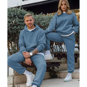 Mens Cotton Casual Tracksuit Outfit <b>Set</b> Sweatshirt Jogger Pants Sportswear Daily Comfort Wear Style - Product Image 6