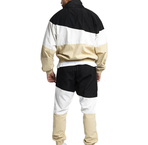 Nuevo Conjunto Cortavientos con Cremallera y Logotipo Personalizado, Venta al por Mayor, Manga Larga, Paneles Transpirables, Chándal Unisex con Efecto Arrugado, Ropa Urbana - Product Image 3