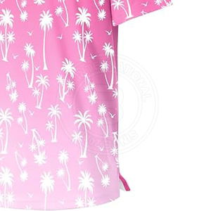 Vêtements d'extérieur pour adultes, polos de golf pour jeunes avec manches à bordure côtelée, patte de boutonnage dissimulée, tombé fluide et tenue de club élégante - Product Image 5
