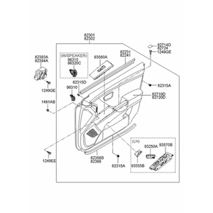 Grandeur/Azera Nouveaux interrupteurs et commandes 935753L0005H - Product Image 2