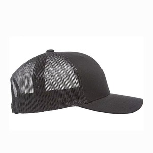 Gorra de béisbol unisex ajustable de 6 paneles con parche de cuero, color sólido, tela de malla transpirable, informal, para primavera y verano, OEM - Product Image 5