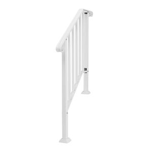 D0102XTK61V Corrimano in Ferro per Esterni per 2 Gradini, Kit di Installazione Transitoria, Dispositivi di Assistenza - Product Image 4