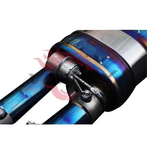 Embouts d'échappement Vortex Titanium avec valve, son agressif/doux variable, finition bleu brûlé pour Maserati Quattroporte 2013-2023 - Product Image 2