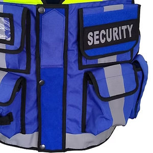 Chaleco de Trabajo Reflectante de Alta Visibilidad para Hombres y Mujeres, Chaleco de Construcción de Alta Visibilidad, Uniforme de Guardia, 100% Poliéster Malla - Product Image 4