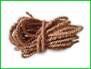 Corde en fibre de coco pure de qualité supérieure, origine Ben Tre, pour usage professionnel, outil de décoration artistique, culturel - Product Image 2