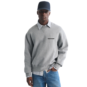 Custom <b>Men</b> <b>Grey</b> <b>Sweatshirt</b> Premium Streetwear Pullover OEM Private Label Apparel Manufacturer Wholesale Supplier Top - Product Image 1