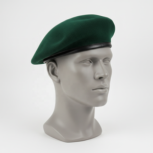 Pure Wool Formal Dress <b>Beret</b> Classic Felt French Hat Unisex Custom Embroidered Premium Headwear - Product Image 2