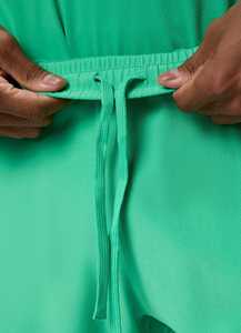 Shorts d'entraînement athlétiques pour hommes, vert, 100% coton, légers, respirants, séchage rapide, pour la salle de sport, la course à pied, l'entraînement, le fitness, les sports, logo personnalisé - Product Image 3