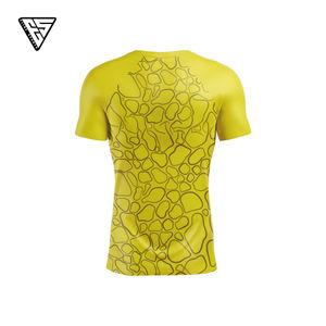 Rashguard de MMA y BJJ Totalmente Sublimado |   Camiseta de Entrenamiento de Artes Marciales Personalizada, Protección Anti-UV, Corta, de Spandex/Poliéster, Unisex - Product Image 4