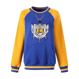 Sudadera con Capucha y Bolsillo con Escudo de Sigma Gamma Rho, Sudadera Cálida de Forro Polar, Manga Larga, Estilo Casual, Bordado Personalizado OEM ODM - Product Image 2