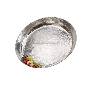 Bandeja de Servir Multifuncional de Aluminio Premium Hecha a Mano con Acabado Pulido, Personalizable, Grande, Ligera y Duradera - Product Image 1