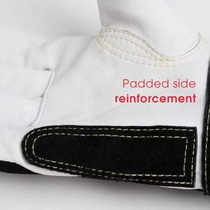 Gants de soudage TIG en cuir de chèvre de qualité supérieure, résistants à la chaleur, légers, à croûte naturelle, avec pouce Keystone - Product Image 5