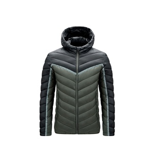Men's <b>Slim</b> <b>Fit</b> Coated Stand Collar High Street Winter Bomber <b>Jacket</b> with Zipper Pocket - Product Image 4