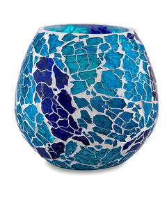 <b>Glass</b> <b>Candle</b> <b>Holder</b> for Tealight <b>Candles</b> Colorful Decorative <b>Candle</b> Lantern with Artistic <b>Glass</b> Design for Home Decor Tabletop - Product Image 6