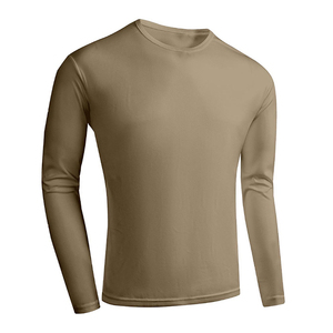 Camiseta Deportiva de Manga Larga con Cuello Redondo para Hombre, Sudadera para Entrenamiento, Fitness, Running, Gimnasio - Product Image 1