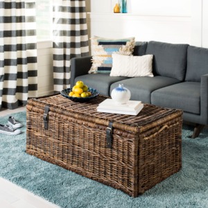 Large Rattan <b>Storage</b> <b>Trunk</b> Suitable For Bedding Cushions Toys And Multipurpose Household Organization Wholesale From India - Product Image 6