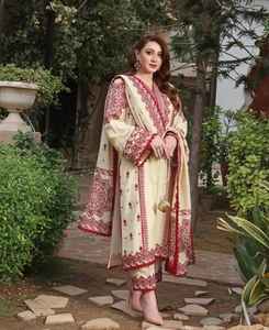 Colección Lawn: Traje Shalwar Kameez Pakistaní para Mujer / Vestidos Casuales Pakistaníes para Mujer por AM IMPEX - Product Image 5