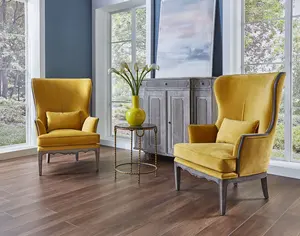 <b>Nesting</b> <b>Round</b> Metal Coffee <b>Table</b> Set with Wood Top Modern Design Stackable & Portable Space Saving Furniture Zahid Exports - Product Image 1