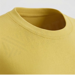 Ensemble de yoga sans couture jaune pour femmes, haut court à manches longues et col en V, leggings évasés taille haute, vêtements de sport - Product Image 4
