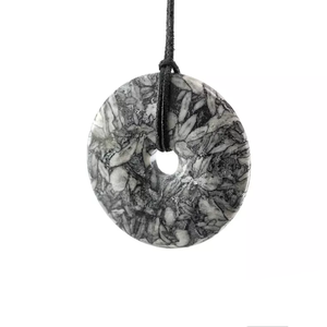 Donuts en cristal naturel, pierre de Pinolite, pierre précieuse en forme de donut, pierre de cristal, pierres précieuses de Reiki, donuts de guérison, Agate - Product Image 6