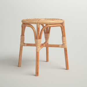 Natural rattan bar <b>stool</b> <b>outdoor</b> & indoor furniture great quality hand-made poufs from natural cane - Product Image 1