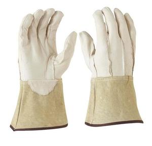 Premium PU Waterproof MIG Welding Gloves <b>Fire</b>-Resistant Heatproof Safety Wrist Cuff for <b>7</b>/8 oz Welders - Product Image 3