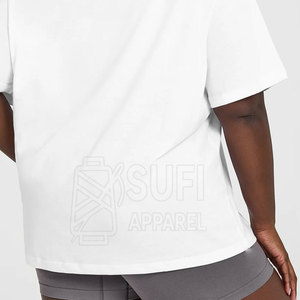 Camisetas Casuales Elegantes de Talla Grande para Mujer, 100% Algodón, Transpirables, de Alta Calidad para Exportación, Precio Razonable - Product Image 6