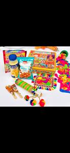 Premium Holi Celebration Gift Hamper Colorful Gulal <b>Balloons</b> Festive Snack Treats Decorative <b>Box</b> and Traditional Accessories - Product Image 3