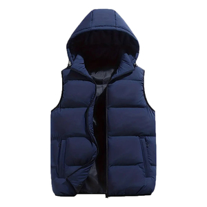 Chaleco Acolchado Tipo Burbuja con Forro Sherpa, Chaqueta para Hombre, Precio al por Mayor - Product Image 4
