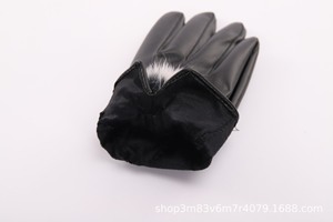 50cm <b>Long</b> Over Elbow Women Sheepskin Leather <b>Gloves</b> – Winter Warm Touchscreen Arm <b>Gloves</b> - Product Image 5
