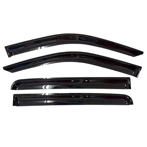 Deflectores de Ventana para Mitsubishi Triton L200 2024 en adelante, Transparentes, Negros, Acrílicos, Protectores Contra la Lluvia y el Sol - Product Image 1