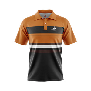 Chemise polo personnalisée, écologique, anti-rides, de haute qualité, mélange de polyester et de coton, logo personnalisé sur le devant, chemises décontractées pour hommes - Product Image 2