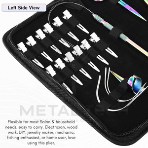 Portable Hair Extension Expert Kit With Zipper Storage Case For Salon Training Wholesale Rate New Arrival Hair Extension <b>Tool</b> - Product Image 2
