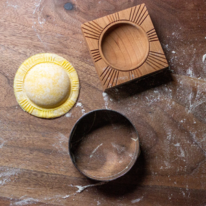 Latest Wooden <b>Cookie</b> Stamp Mold Sunburst Pattern Set Embossed Biscuit Press Handmade Baking <b>Tool</b> for Kitchen Bakery Use Supplier - Product Image 6