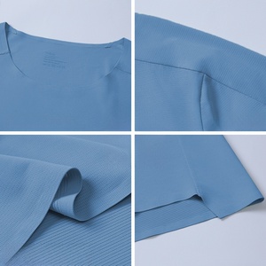 เสื้อยืดคอกลมทรงปกติ น้ำหนักเบา ไร้ตะเข็บ แขนสั้น สำหรับเล่นกีฬา วิ่ง ผ้าฝ้าย 100% ลายตัวอักษร แห้งเร็ว ระบายอากาศได้ดี - Product Image 6