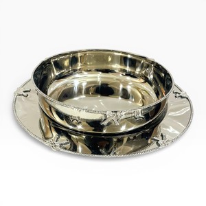 Assiettes et bols décoratifs en métal argenté pour chocolat, accessoires personnalisables pour chocolat, fabricant, tailles et couleurs sur mesure disponibles - Product Image 1