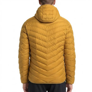 Classic <b>Men</b> Hooded Puffer <b>Jacket</b> Comfortable <b>Warm</b> Winter Windproof with Full Zip Closure and Soft Padding for Outdoor Daily Wear - Product Image 2