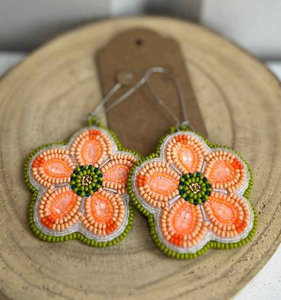 ต่างหูปักผ้าประดับลูกปัดแก้วทำมือ น้ำหนักเบา สำหรับงานปาร์ตี้ งานปักครอสติช และงานฝีมือเย็บปักถักร้อย - Product Image 2