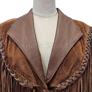 New Style Women's Western Jacket Best Arrival Women Fashion Leather Jackets for Winter Clothing Full Sleeve Cowgirl Jackets - Product Image 3