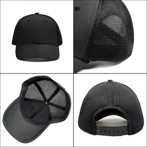 Wholesale Blank Trucker Hat Custom Logo Embroidery 6 Panel Blank <b>Plain</b> Sport <b>Baseball</b> Mesh <b>Cap</b> - Product Image 3