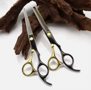 Ciseaux de coiffeur professionnels en acier inoxydable, 6,0 pouces, outils de coiffure, ensemble de ciseaux de qualité supérieure - Product Image 4