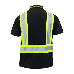 เสื้อโปโลสะท้อนแสงแบบ Hi-Vis สำหรับงานความปลอดภัย เสื้อโปโล T-Shirt แบบสะท้อนแสงสั่งทำโลโก้ได้ เสื้อผ้าทำงานที่ระบายอากาศได้ดีสำหรับคนงาน - Product Image 2